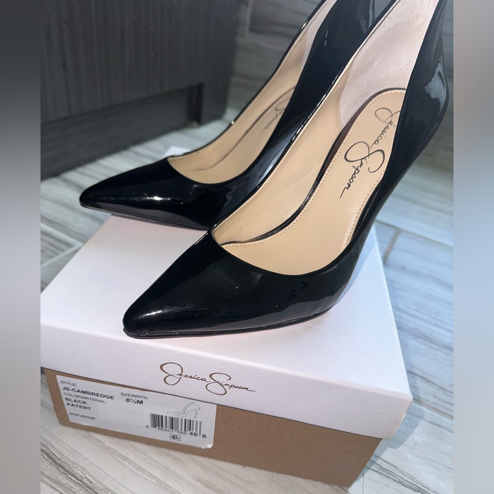 Jessica Simpson Black Heels